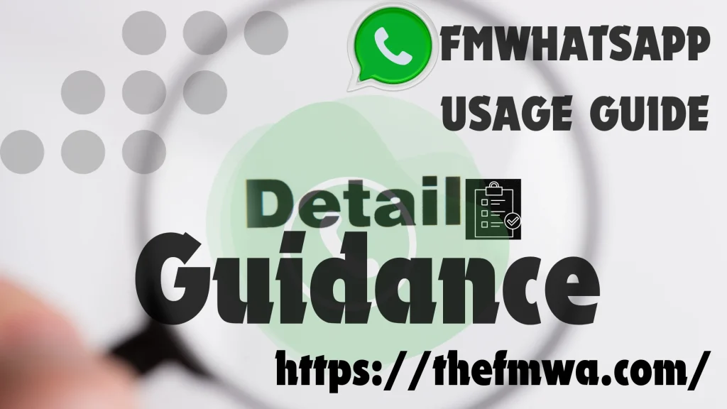 how to use fm whatsapp